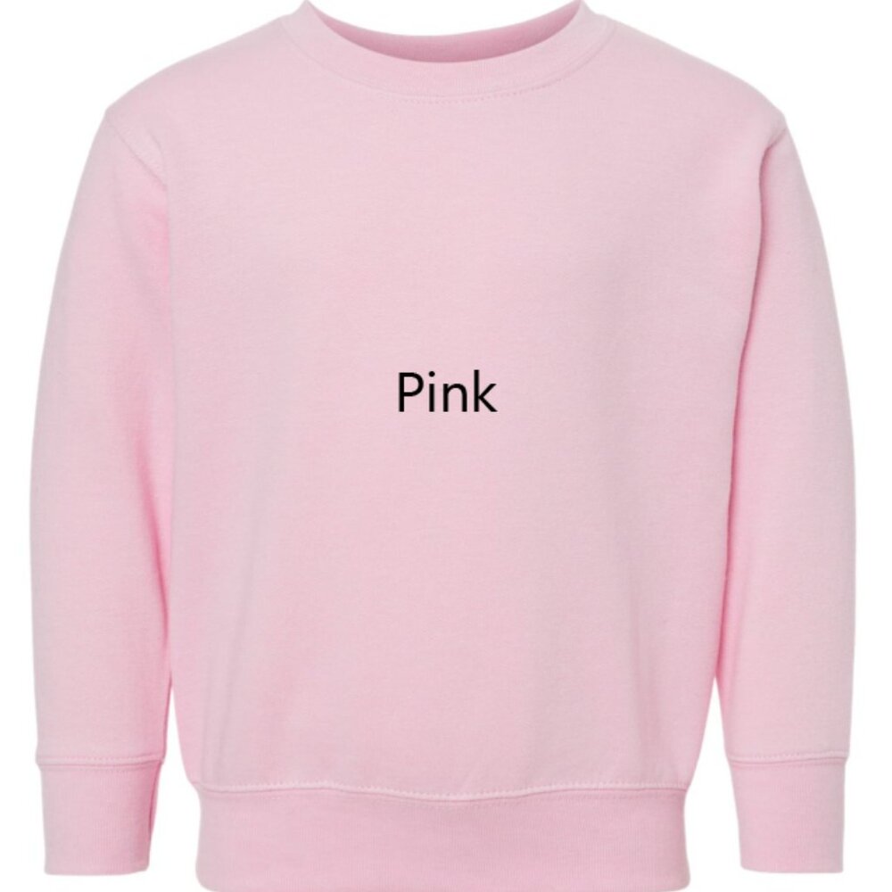 Nike Hello Kitty Sweatshirt TODDLER Unisex Embroidered Fleece Crewneck Hearts - Picture 7 of 8